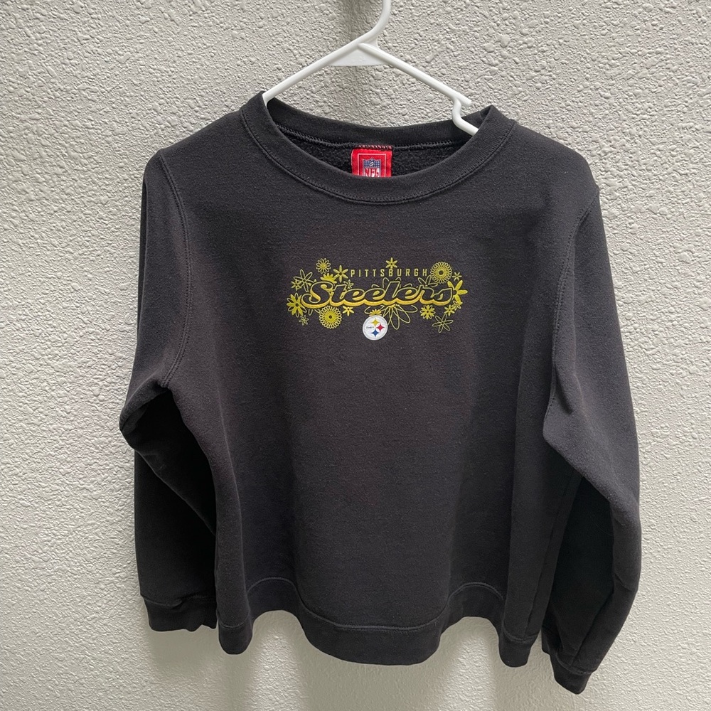 Pittsburgh Steelers Women’s Sweatshirt - Size XL - Color: Black - EUC